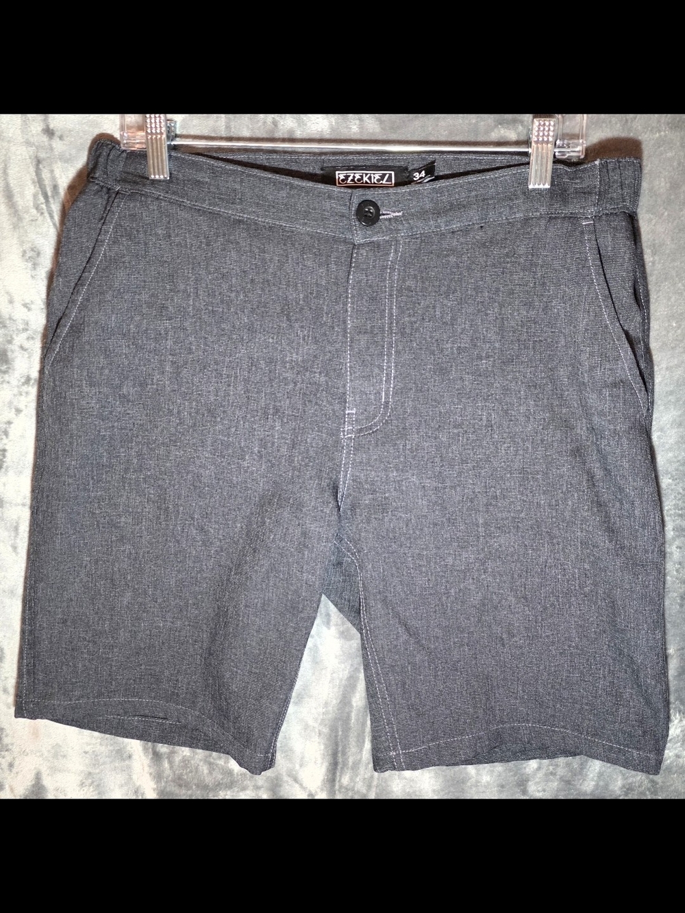 Ezekiel Men's Dark Gray Hybrid Shorts